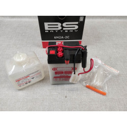Batterie BS Battery 6N2A-2C + acide Honda | Réf. 105086