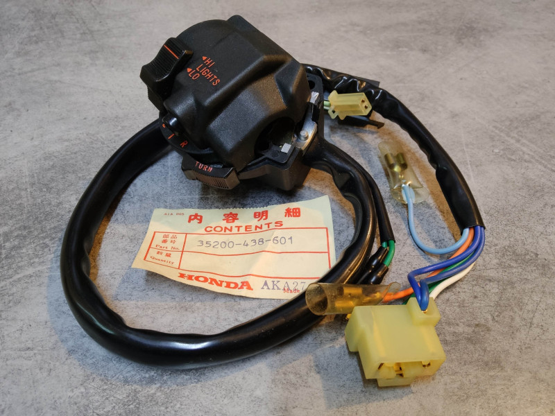 Commodo gauche HONDA CB750FA/FB/FC/F2C CB900BO 35200-438-601