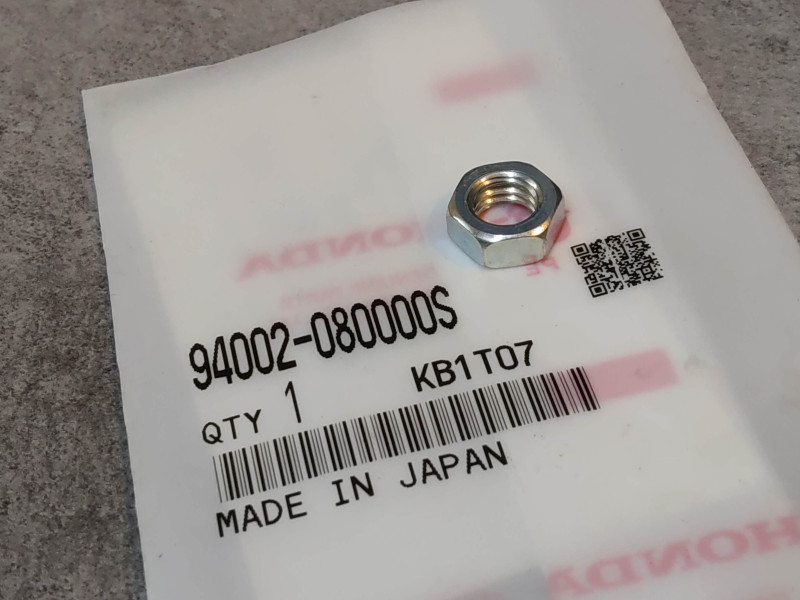 Ecrou Hex 8 mm HONDA 94002-080000S