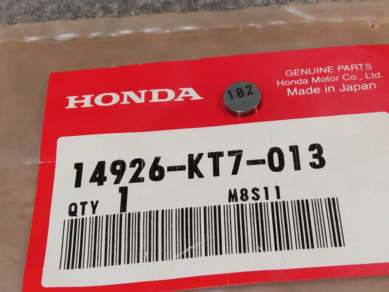 Pastille réglage soupape 1.82 HONDA 14926-KT7-013