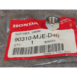 Ecrou hex 10 mm HONDA 90310-MJE-D40