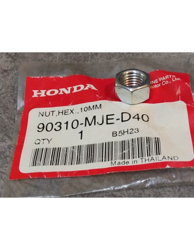Ecrou hex 10 mm HONDA 90310-MJE-D40