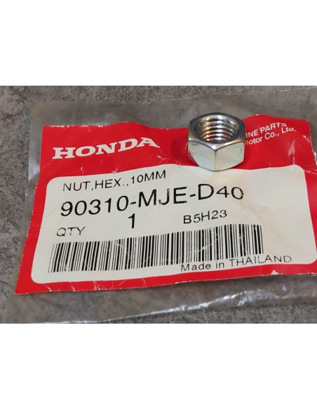Ecrou hex 10 mm HONDA 90310-MJE-D40