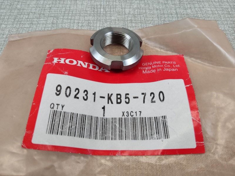 Écrou Canelé 16mm Honda 90231-KB5-720 | Fixation Moto