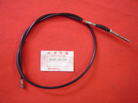 Câble frein arrière Honda SS50ZK3 gaine noire | Réf. 45450065780