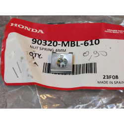 Agrafe pour vis M6 (écrou ressort) HONDA 90320-MBL-610