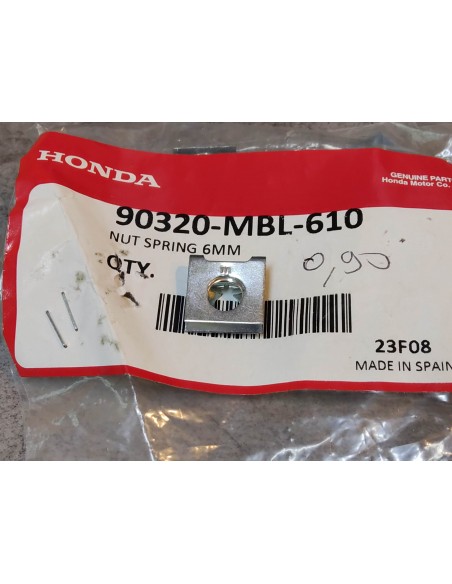 Agrafe pour vis M6 (écrou ressort) HONDA 90320-MBL-610