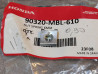 Agrafe pour vis M6 (écrou ressort) HONDA 90320-MBL-610