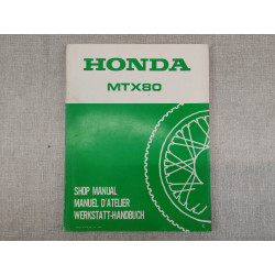 Additif Manuel Atelier Honda MTX80 1982 – Réf. 6718300Z