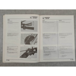Additif Manuel Atelier Honda MTX80 1982 – Réf. 6718300Z