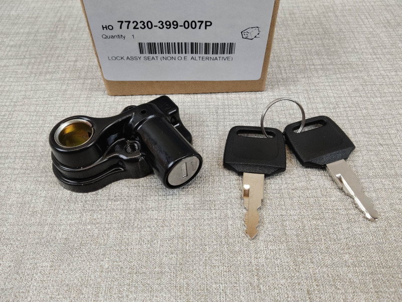 Serrure de selle adaptable avec deux clés pour diverses HONDA 77230-399-007P