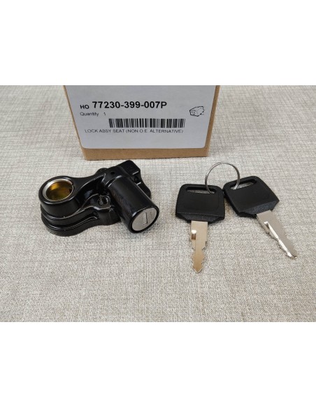 Serrure de selle adaptable avec deux clés pour diverses HONDA 77230-399-007P