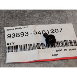 Vis cruciforme 4x12 mm et rondelle HONDA 93893-0401207