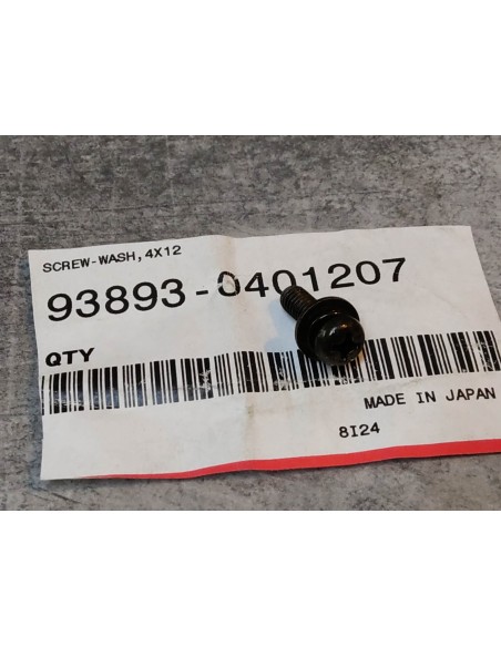 Vis cruciforme 4x12 mm et rondelle HONDA 93893-0401207
