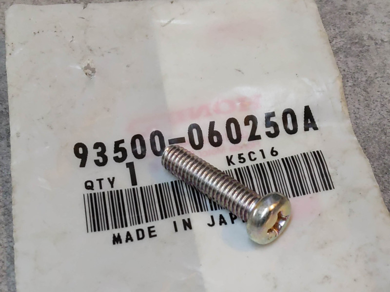 Vis cruciforme 6x25 mm HONDA 93500-060250A