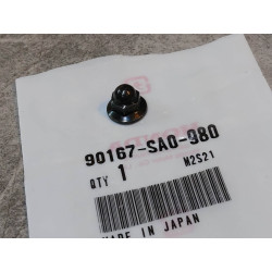 Ecrou borgne à embase M5 (noir) HONDA 90167-SA0-980