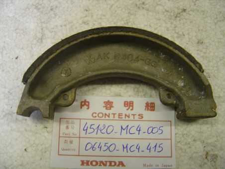Mâchoire de frein avant Honda XL500R 82 – Réf. 45120-MC4-005