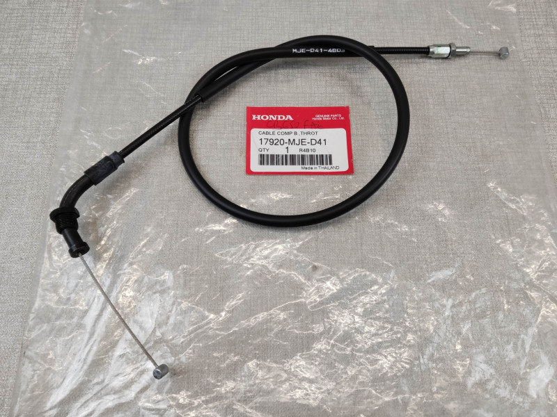 cable B retour gaz CB650F 2014/2016 neuf oriine HONDA 17920-MJE-D41