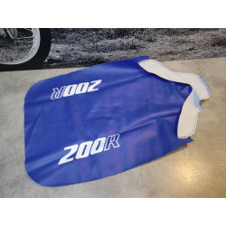 Housse de selle HONDA XR200R XR200 R 1986 '86 bleue HATCO