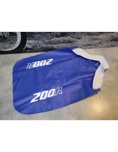 Housse de selle HONDA XR200R XR200 R 1986 '86 bleue HATCO