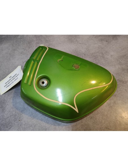Cache latéral coté droit vert OCCASION CB350 K4 HONDA 17331-317-670OCC
