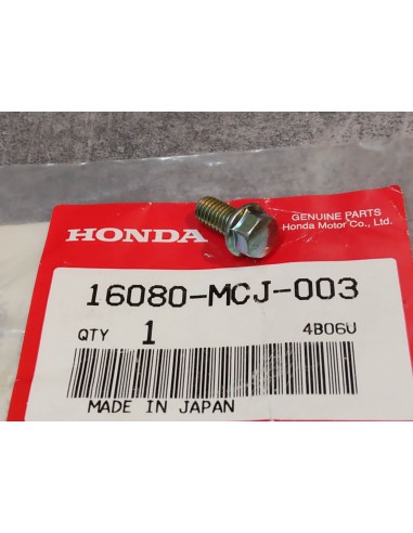 Boulon de bride 6x12 mm HONDA 16080-MCJ-003