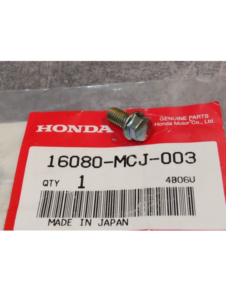 Boulon de bride 6x12 mm HONDA 16080-MCJ-003