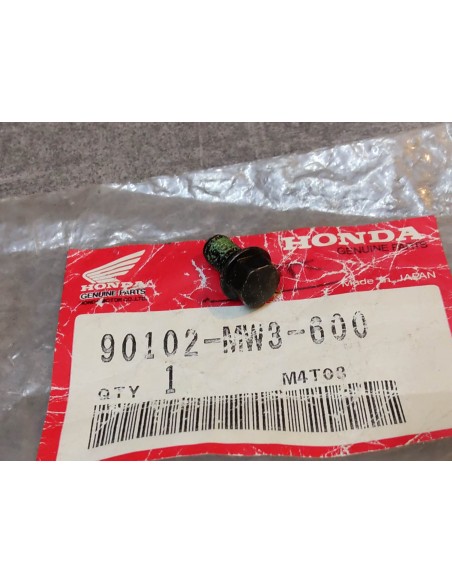 Boulon de bride filetage vert 6x10 mm HONDA 90102-MW3-600