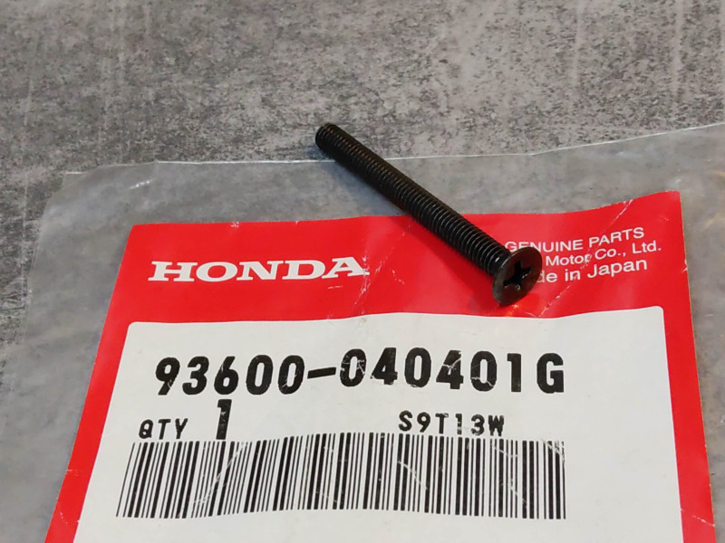 Vis cruciforme à tête plate 4x40 mm HONDA 93600-040401G