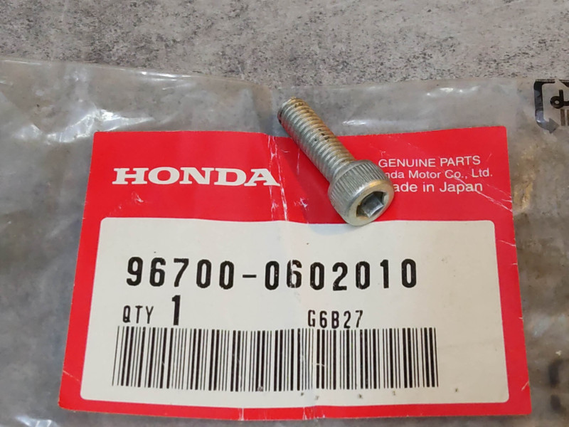 Boulon de douille 6x20 mm HONDA 96700-0602010