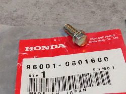 Boulon de bride 6x16 mm HONDA 96001-0601600