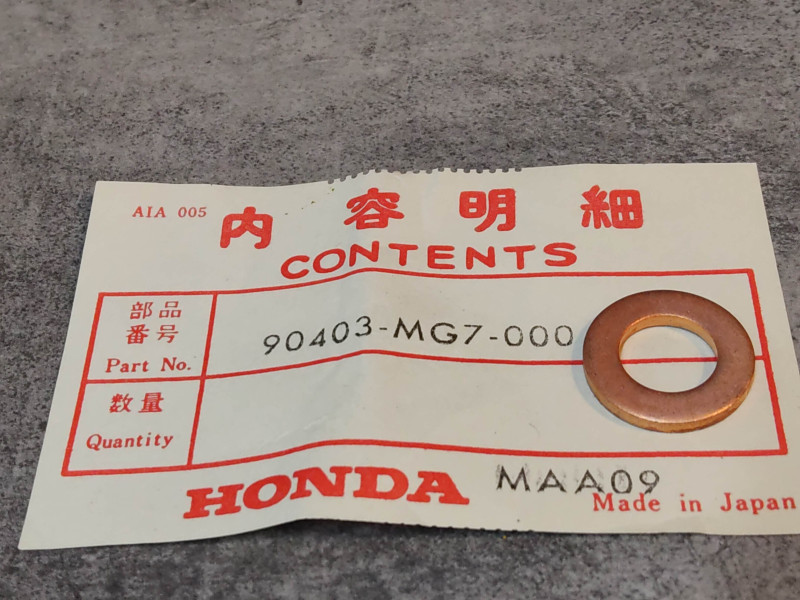 Rondelle étanchéité 10 mm CBR600RR HONDA 90403-MG7-000