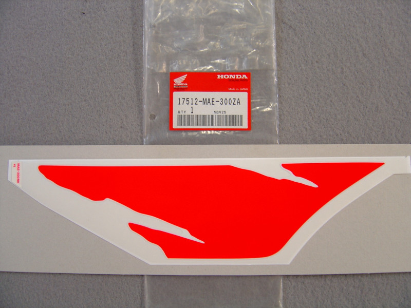 Décor autocollant réservoir droit Honda CBR900RRR 1994 | Réf. 17512MAE300ZA