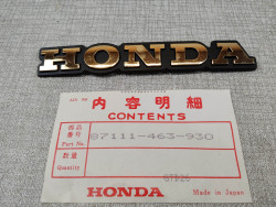 Un logo / Emblème de sacoche GL1100 GOLDWING HONDA 87111-463-930