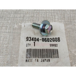 Vis à tête hexagonale 6x20 et rondelle HONDA 93404-0602008