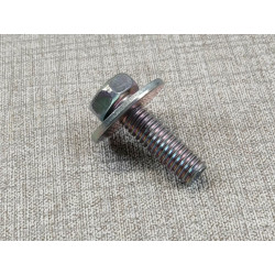Vis à tête hexagonale 6x20 et rondelle HONDA 93404-0602008