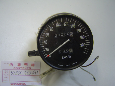 Compteur de vitesse km/h Honda GL1100 – Réf. 37200463611