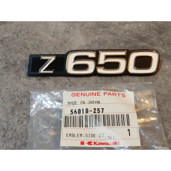Logo KAWASAKI Z650 ORIGINE ! 56018-257 N.O.S