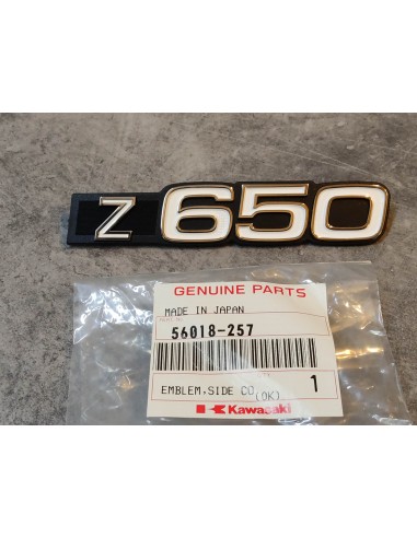 Logo KAWASAKI Z650 ORIGINE ! 56018-257 N.O.S