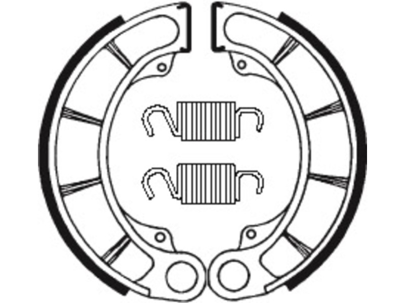 Mâchoires frein arrière Honda CB500 VT600 | 06430-MW3-671P