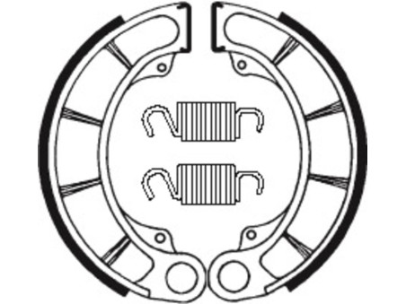 Mâchoires frein arrière Honda CB500 VT600 | 06430-MW3-671P
