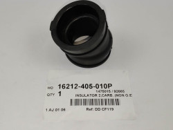 Pipe admission adaptable CB750 K7 cylindre N°2 HONDA 16212-405-010P