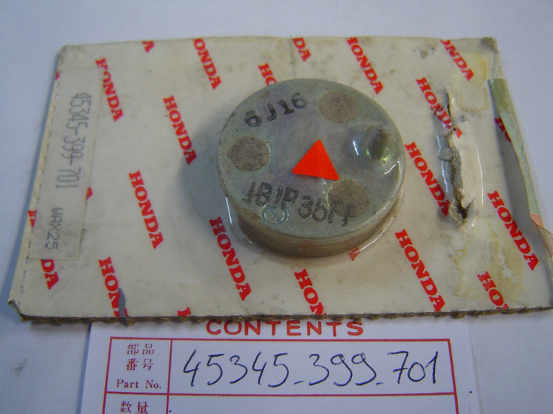 Plaquette frein avant CB125TA/TB Honda - Réf. 45345399701