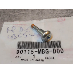 Vis plaque repose pied filetage rouge HONDA 90115-MBG-D00