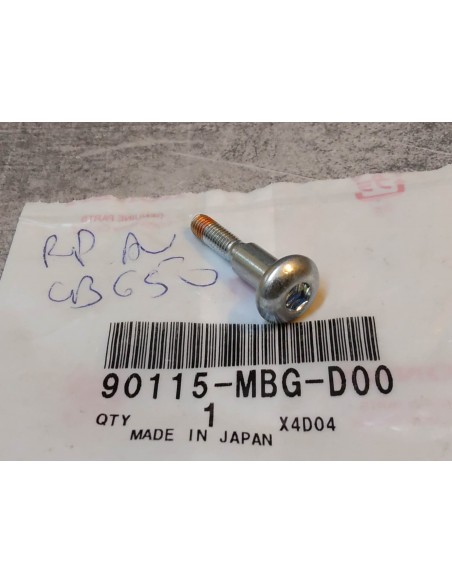 Vis plaque repose pied filetage rouge HONDA 90115-MBG-D00