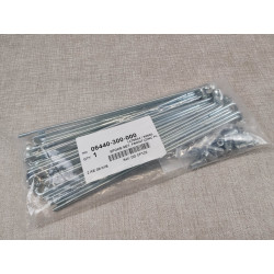 Jeu de rayons complet en acier zingué avec écrous HONDA 06440-300-000