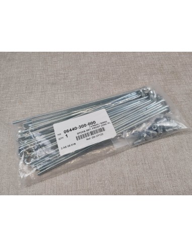 Jeu de rayons complet en acier zingué avec écrous HONDA 06440-300-000