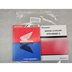 Manuel Atelier Honda VTR1000 SP + Addendum SP2 en Français