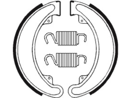 Mâchoires Frein AR Honda TECNIUM BA024 - Kit Adaptable