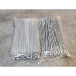 Jeu de rayons AV + AR CB450 18 pouces AV à tambour + AR HONDA 362393146368